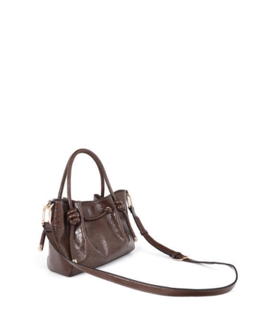 Bandolera Chocolate con Dorado Lola Casademunt