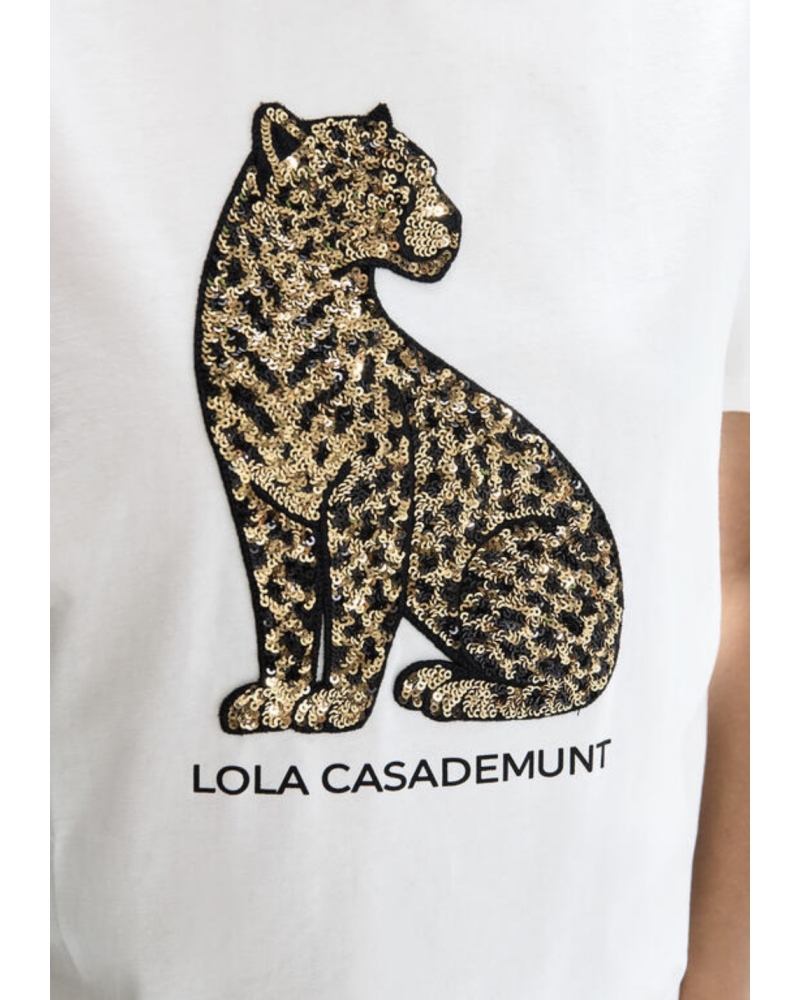 Camiseta Leopardo Lentejuelas Lola Casademunt 2
