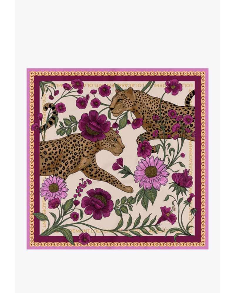 Pañuelo Tigres Rosas Lola Casademunt