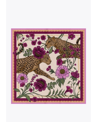 Pañuelo Tigres Rosas Lola Casademunt