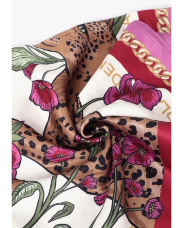Pañuelo Tigres Rosas Lola Casademunt