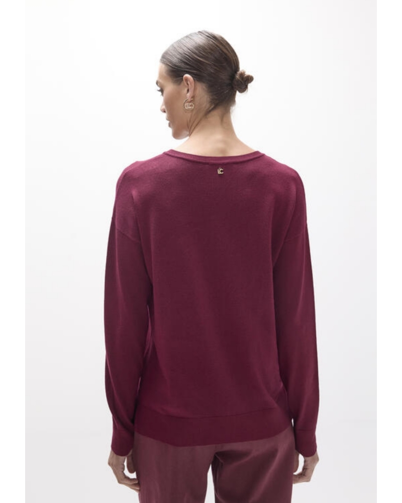 Jersey Burdeos Animal Lola Casademunt