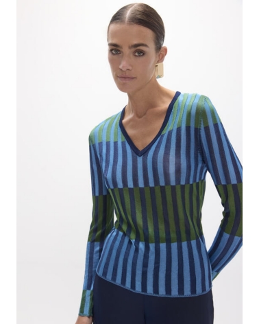 Jersey Canalé Bicolor Lola Casademunt