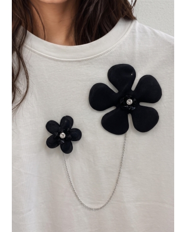 Camiseta Broche Flor Markup