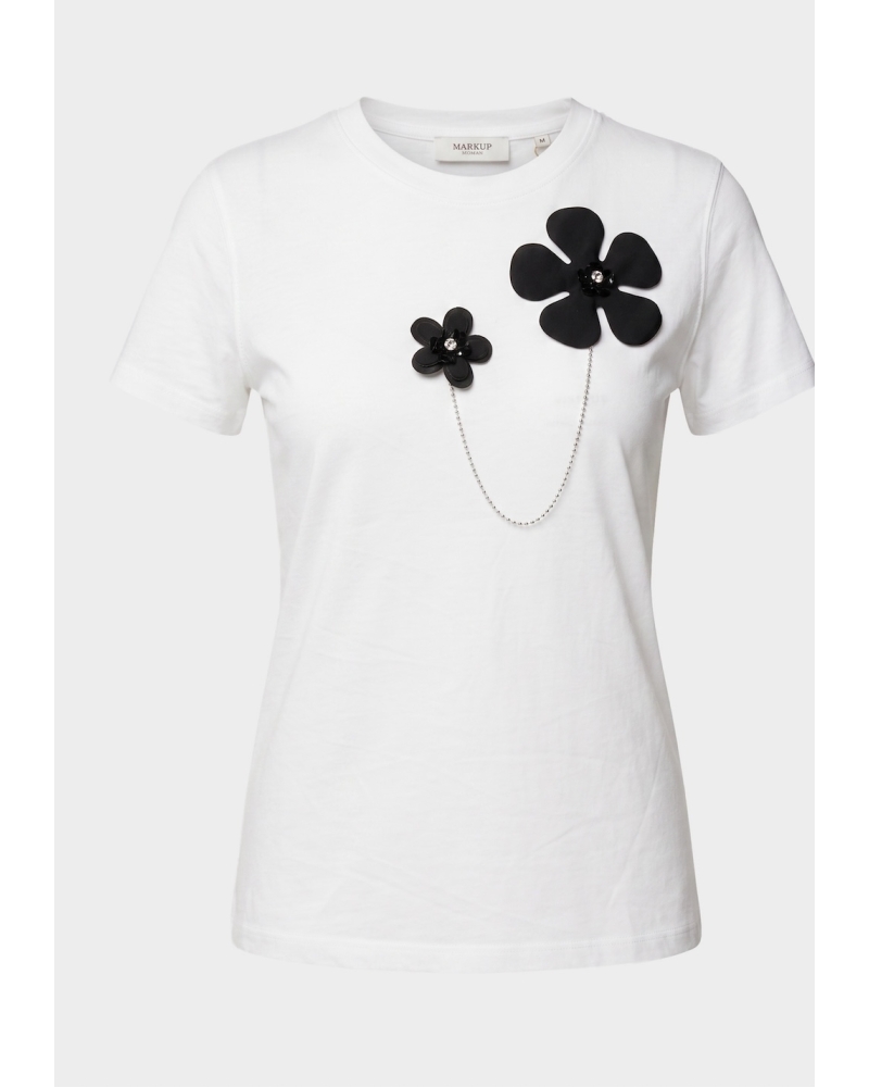 Camiseta Broche Flor Markup