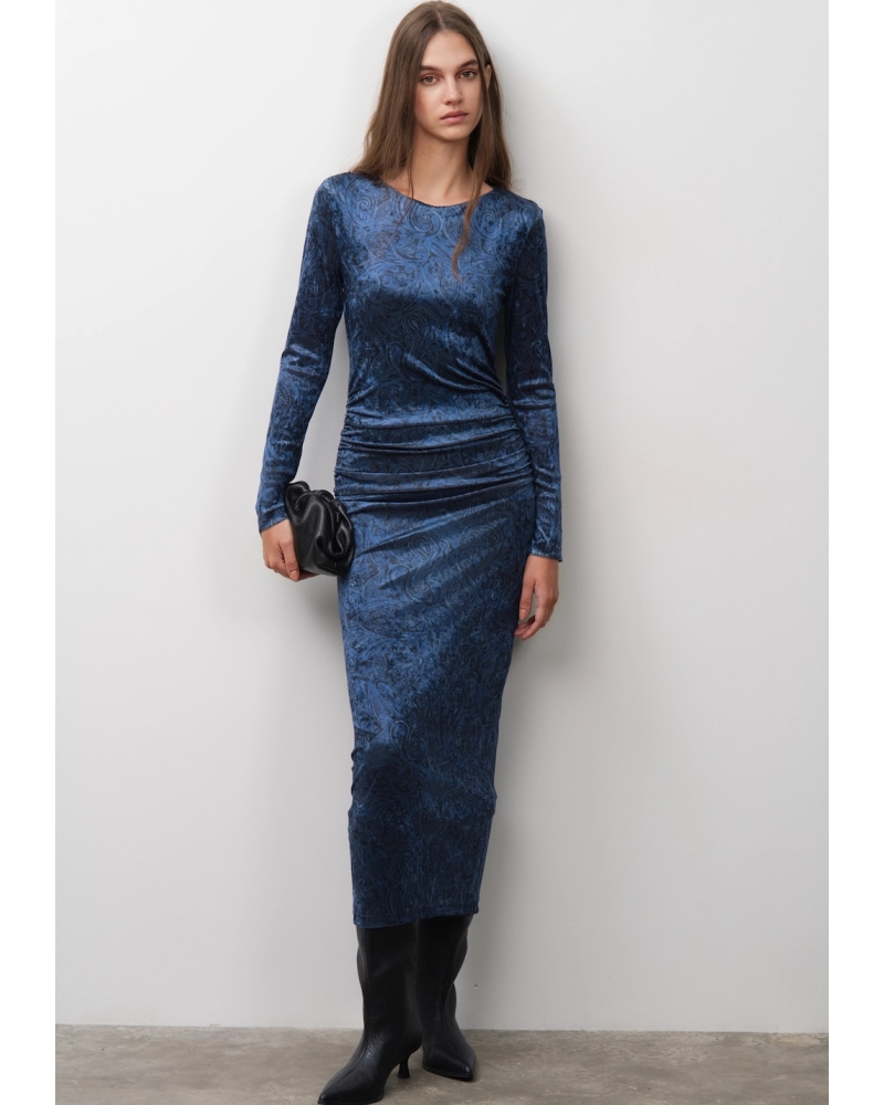 Vestido Midi Velvet BSB