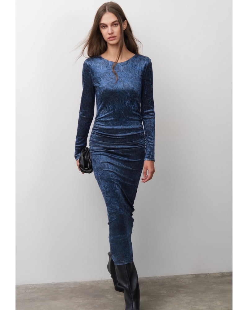 Vestido Midi Velvet BSB 2