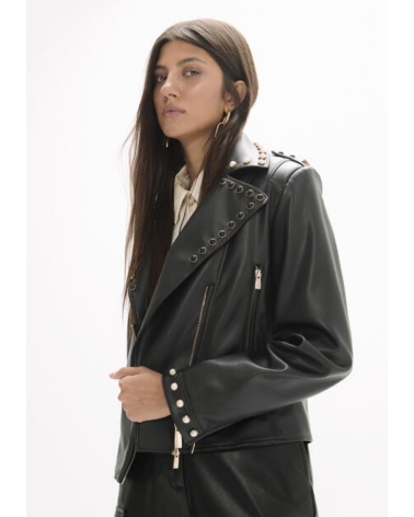 Chaqueta Biker Tachas Lola Casademunt