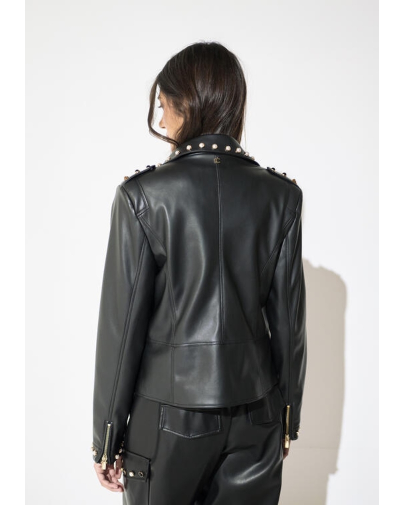 Chaqueta Biker Tachas Lola Casademunt