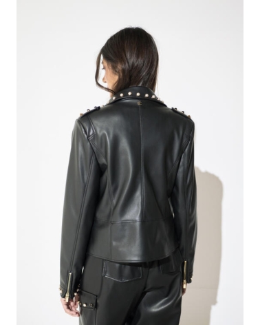 Chaqueta Biker Tachas Lola Casademunt
