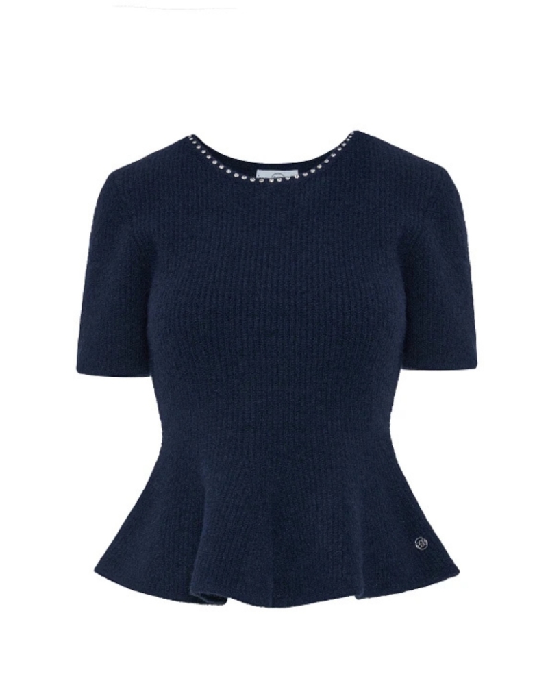 Top Peplum Joya Navy BSB