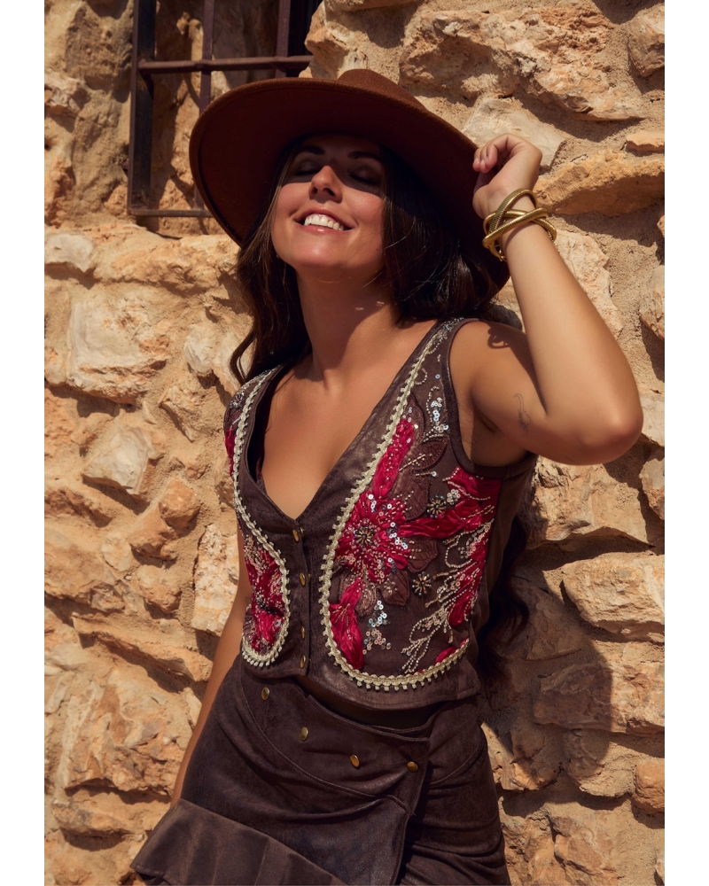 Chaleco Boho Brava