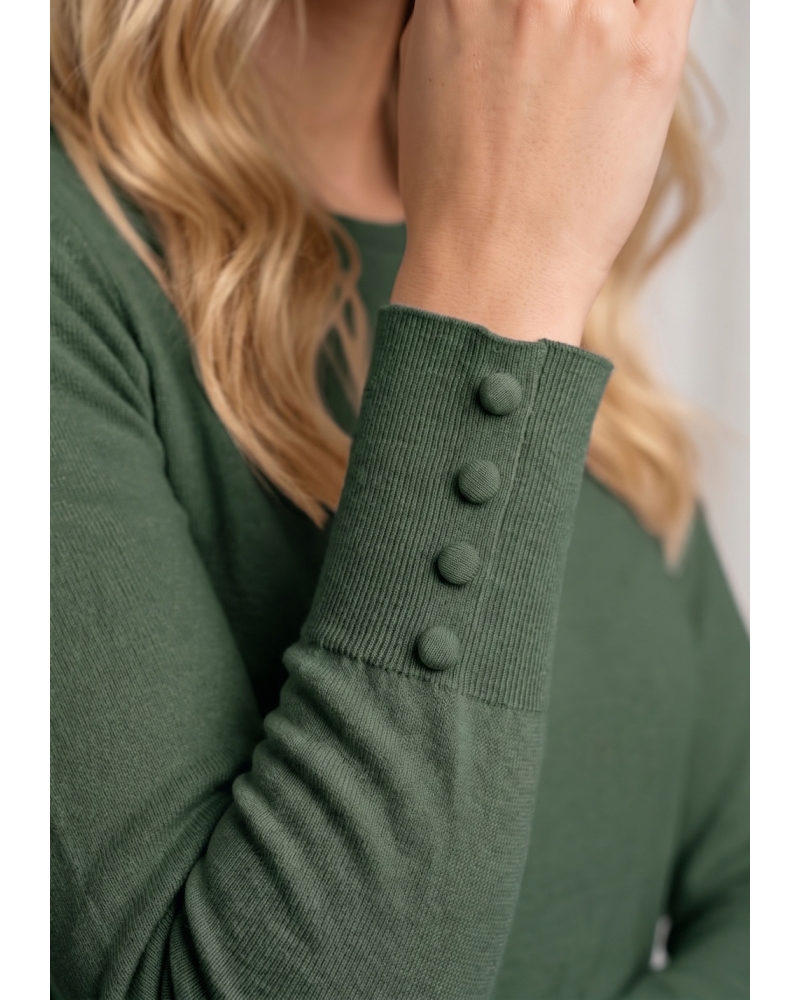 Jersey Botones Verde Markup