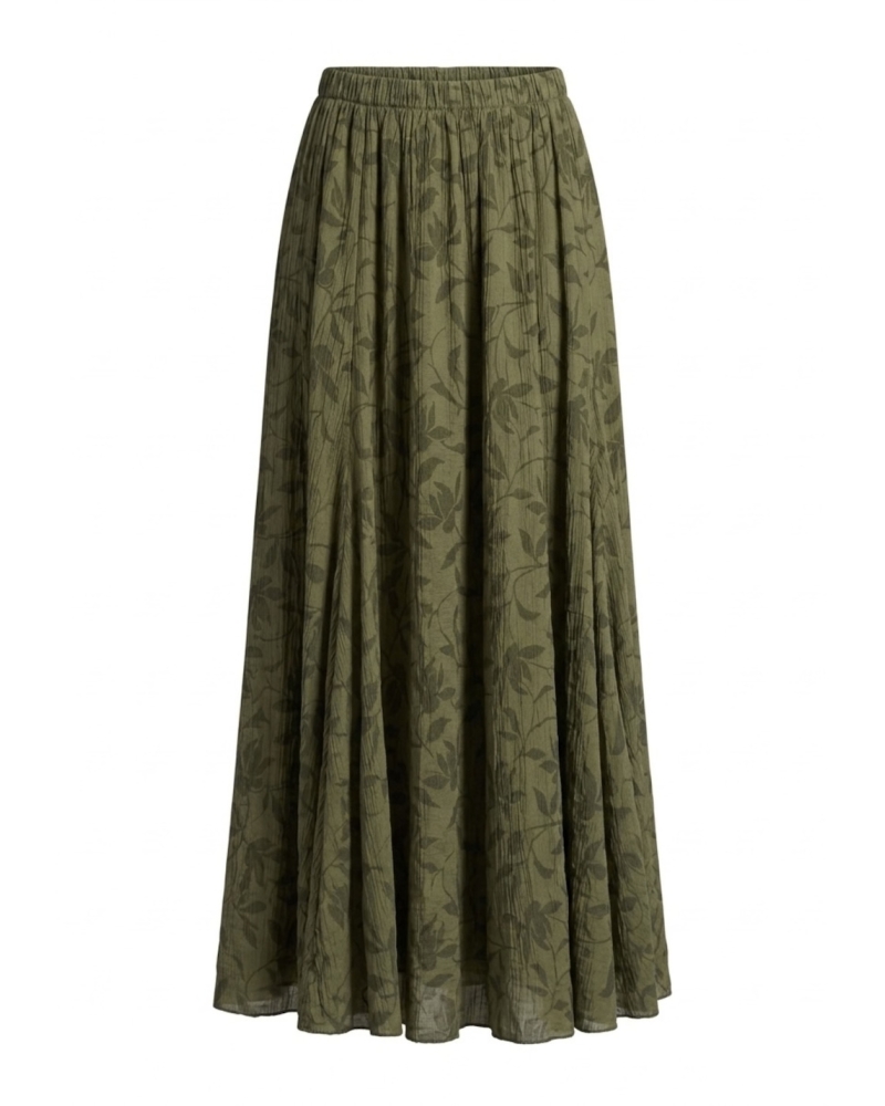 Falda Damasco Verde