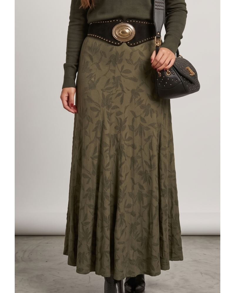 Falda Damasco Verde