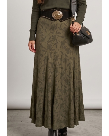Falda Damasco Verde