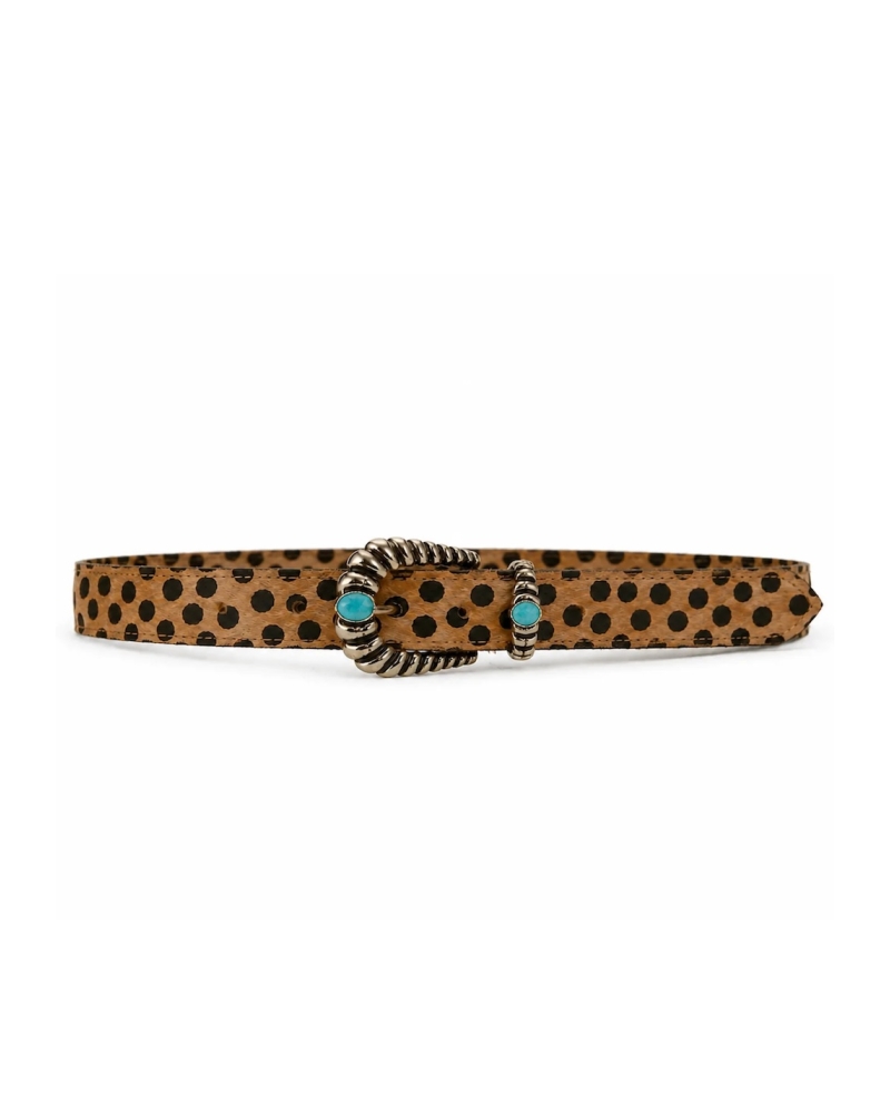 Cinturón Piel Leopardo