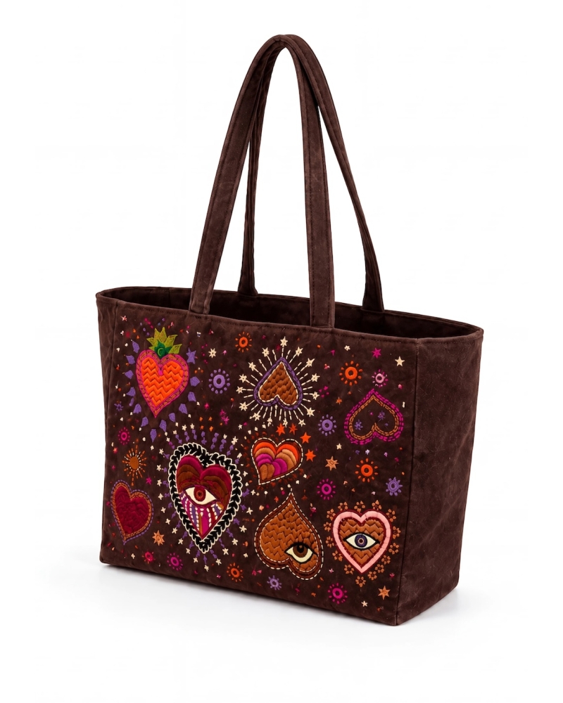 Shopper Terciopelo Leopardo