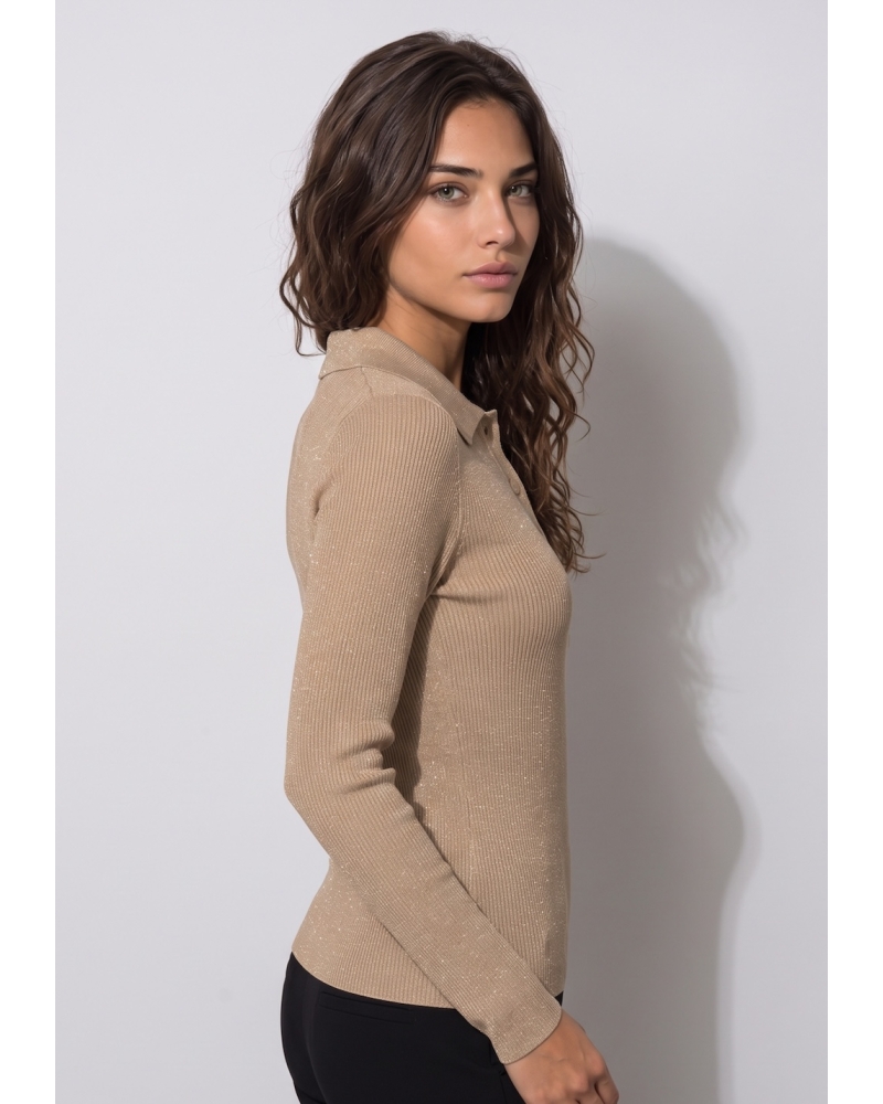 Polo Lurex Oro Markup 2