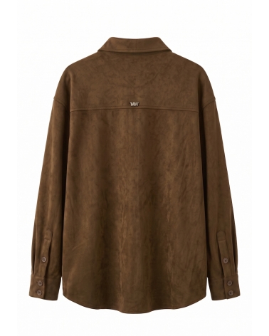Camisa Antelina Camel Markup