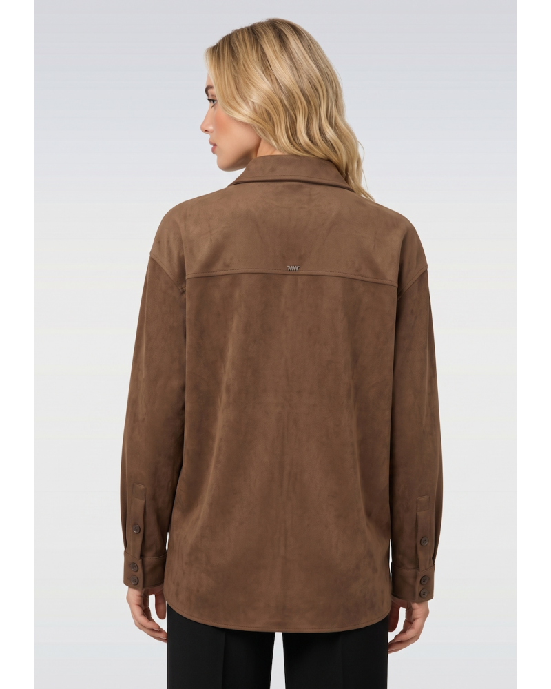 Camisa Antelina Camel Markup 2