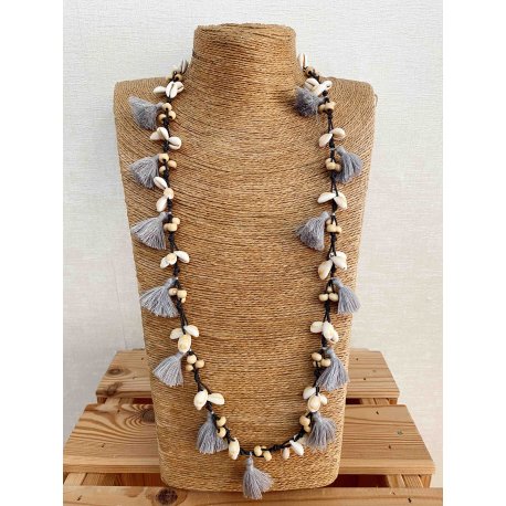 Collar Conchas Piedra