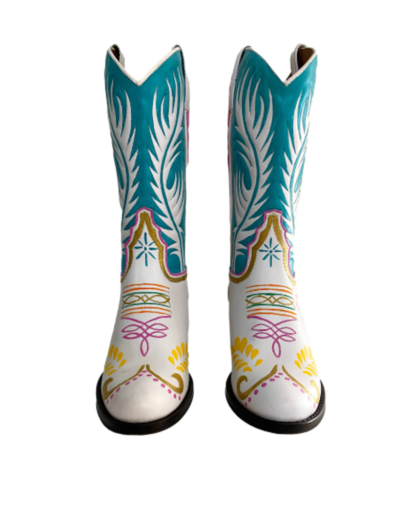 Bota Piel Espigas Ocean Waves