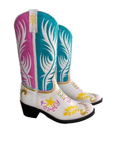 Bota Piel Espigas Ocean Waves
