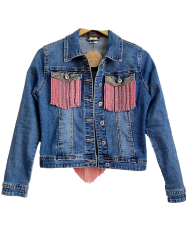 Cazadora Vaquera Heart Beat