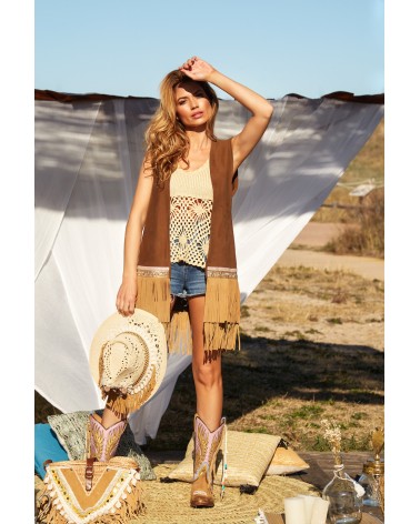 Chaleco Piel Free Spirit