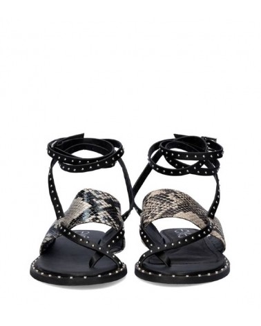 Sandalias piel outlet de serpiente