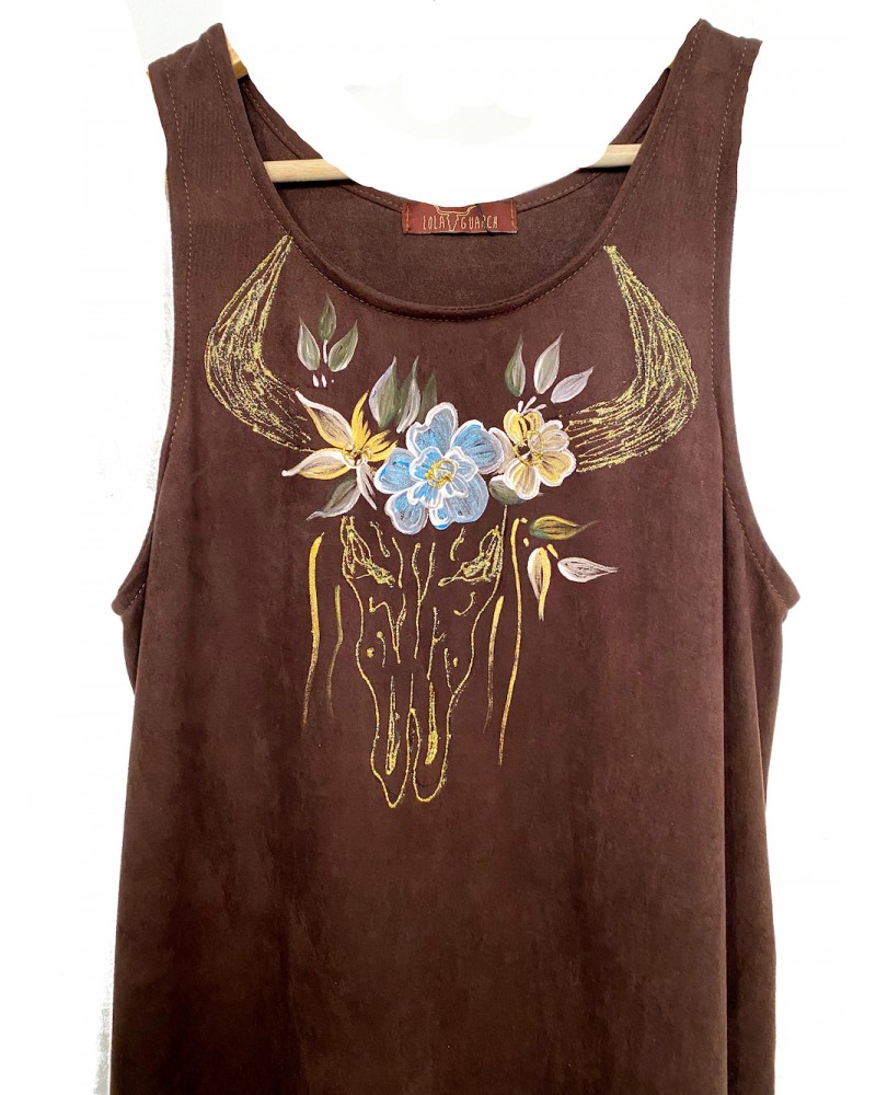 Vestido Antelina Búfalo Chocolate