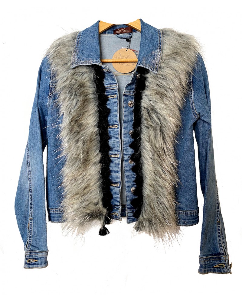 "Make Peace" Jean Jacket