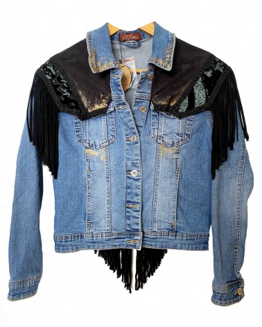 "Don't Cry" Jean Jacket