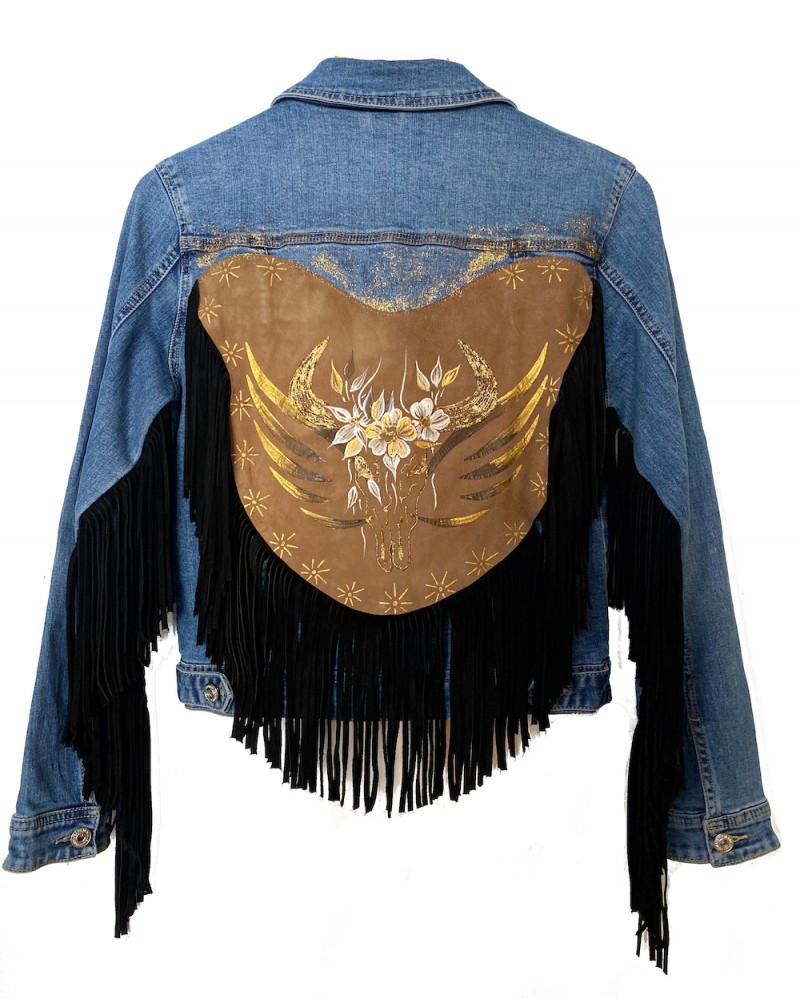 "Fly High" Jean Jacket