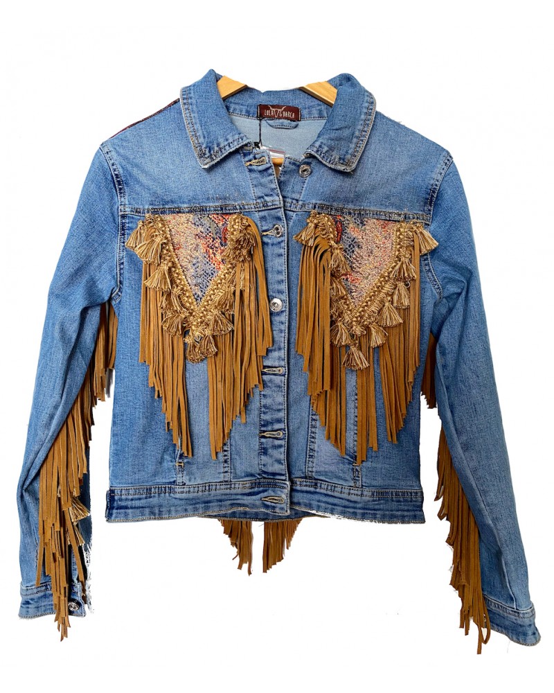"Stay Groovy" Jean Jacket