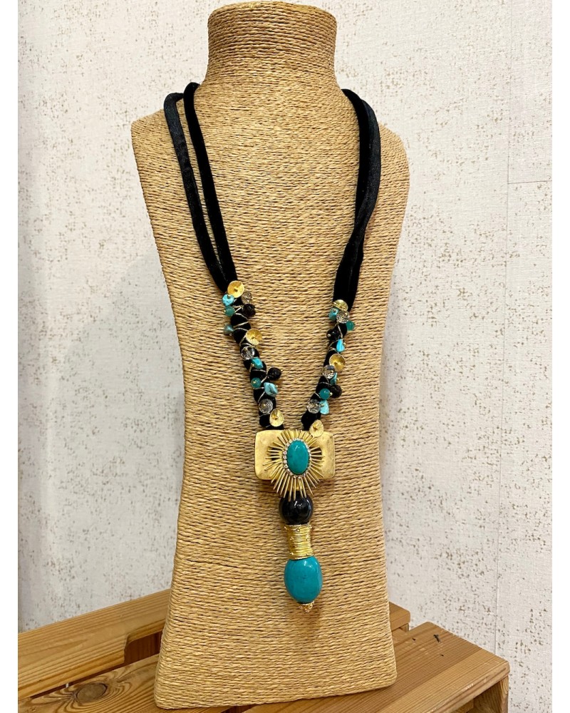 Cairo Necklace Turquoise 2