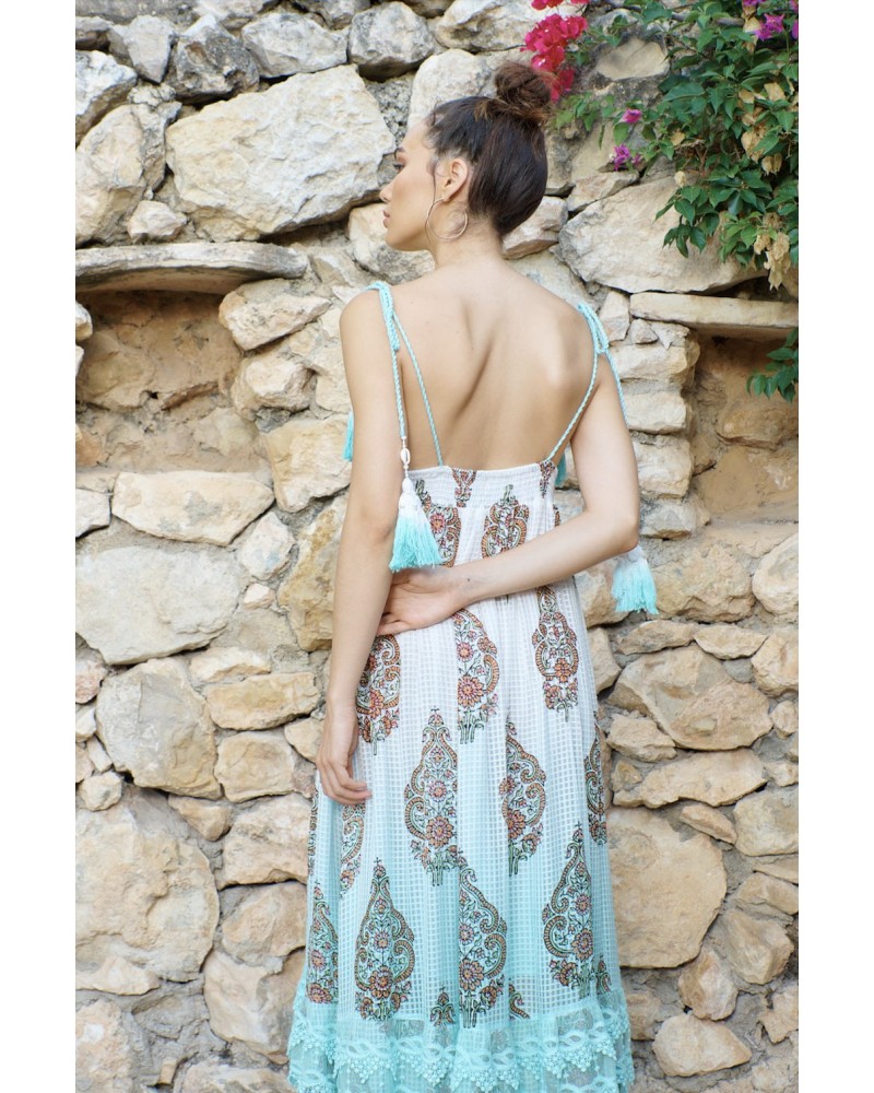 Vestido Ella Aqua