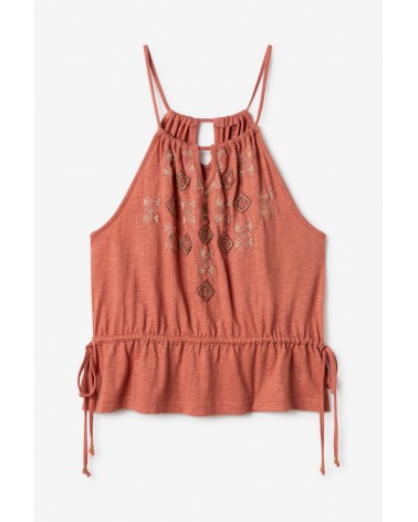 Top Halter Bordado
