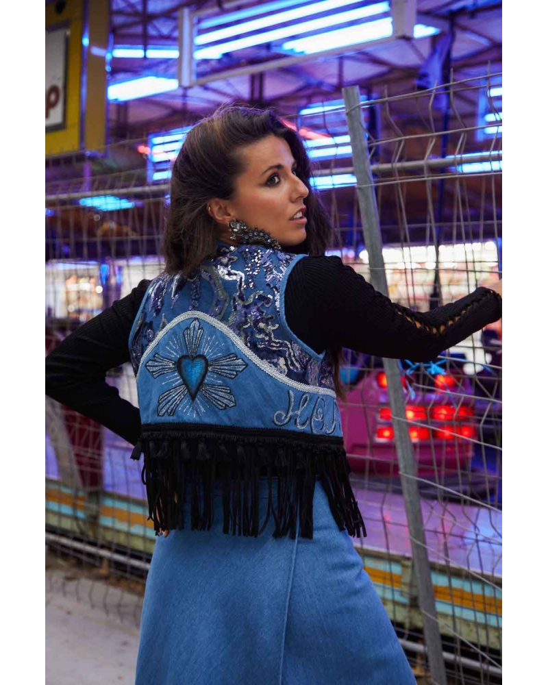 Short Lapisluzuli Vest 2
