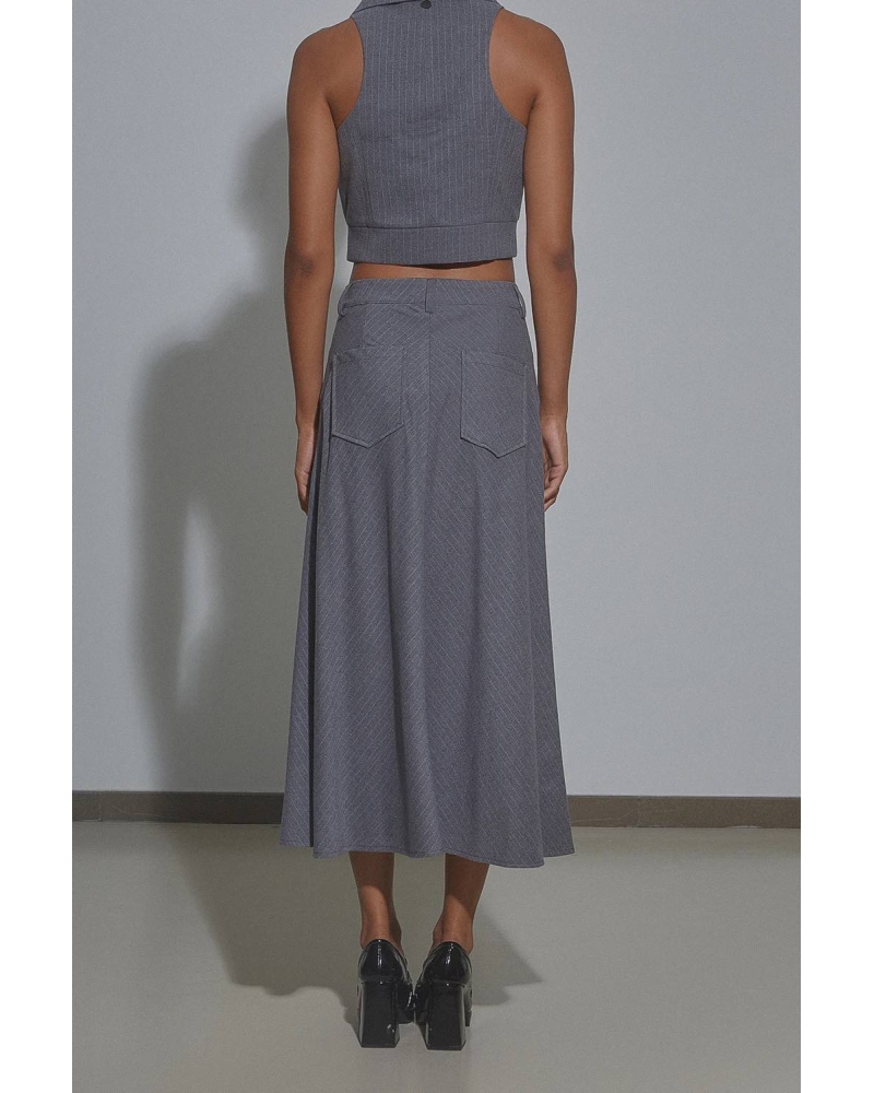 Falda Midi Rayas