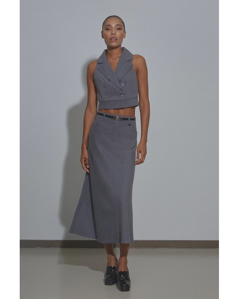 Falda Midi Rayas