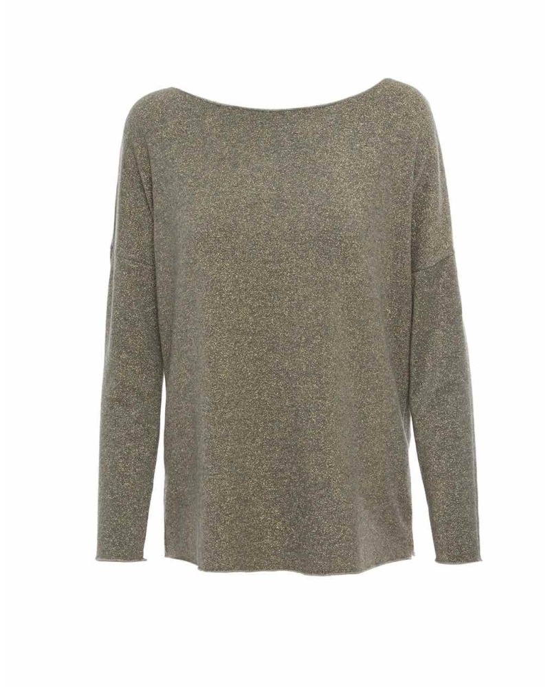 Lurex Champagne blouse