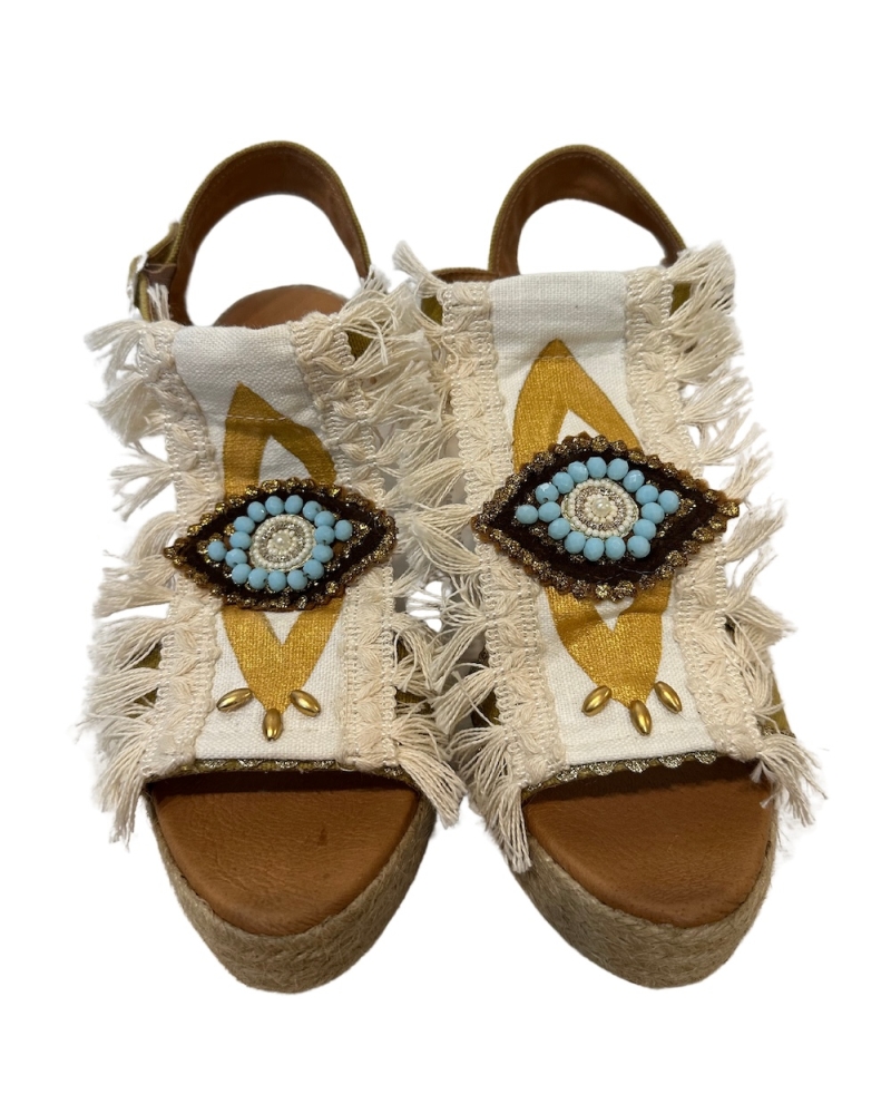 Sandalias Cuña Ojo Turco 2