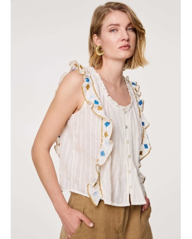 Blusa Romantica Étnica