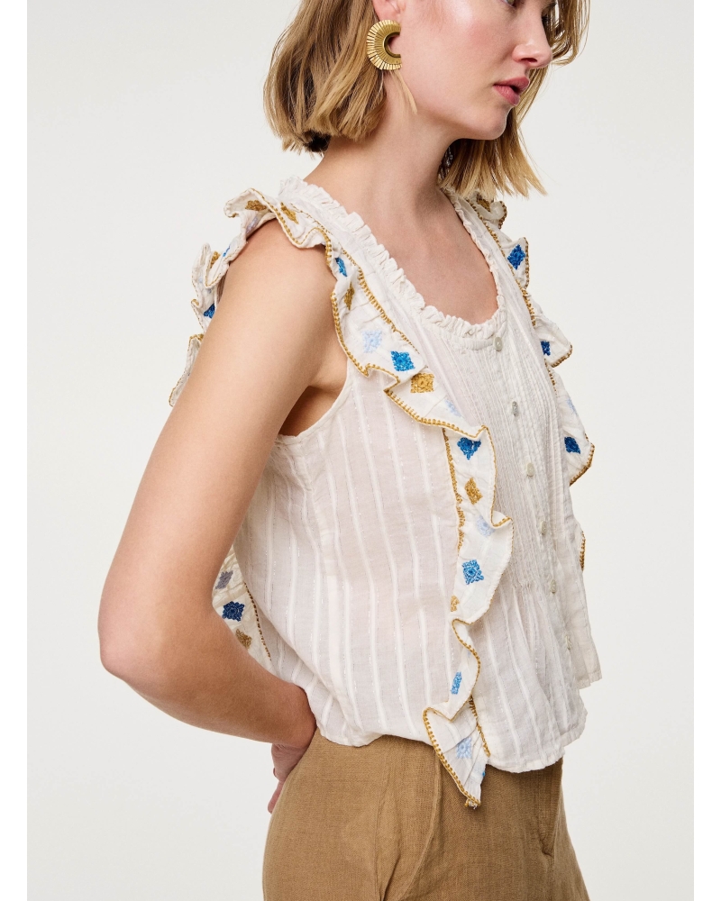 It 's an ethnic romantic blouse 2