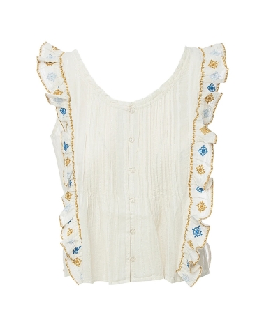 It 's an ethnic romantic blouse