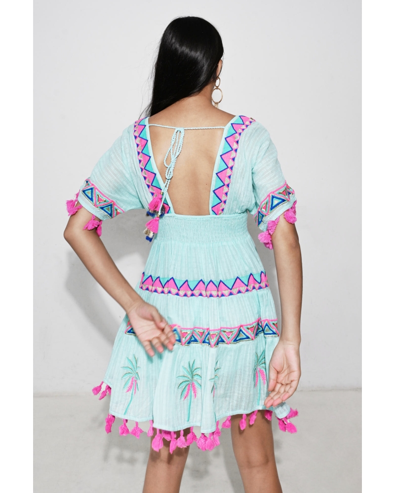 Sasha Aqua Dress 2