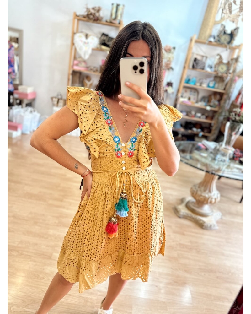 Dress Ocre Paros