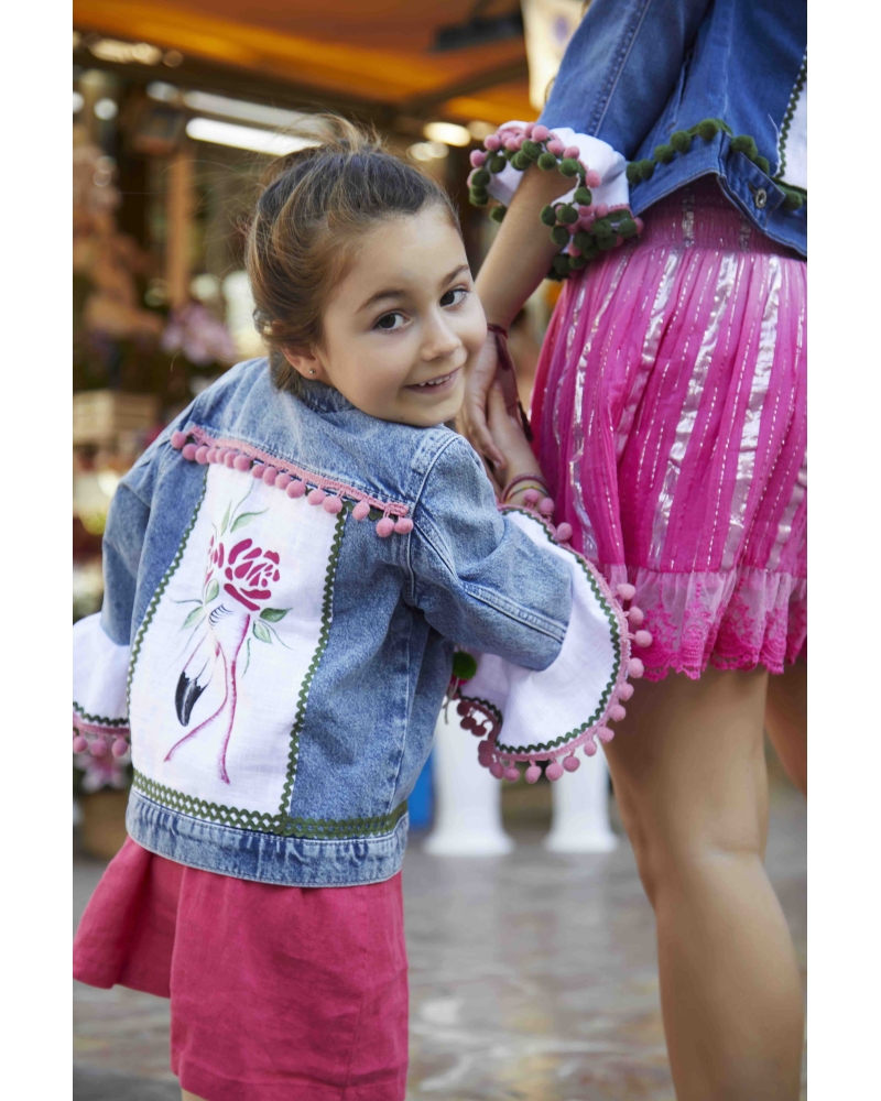 Girl Flamenco Jean Jacket 2